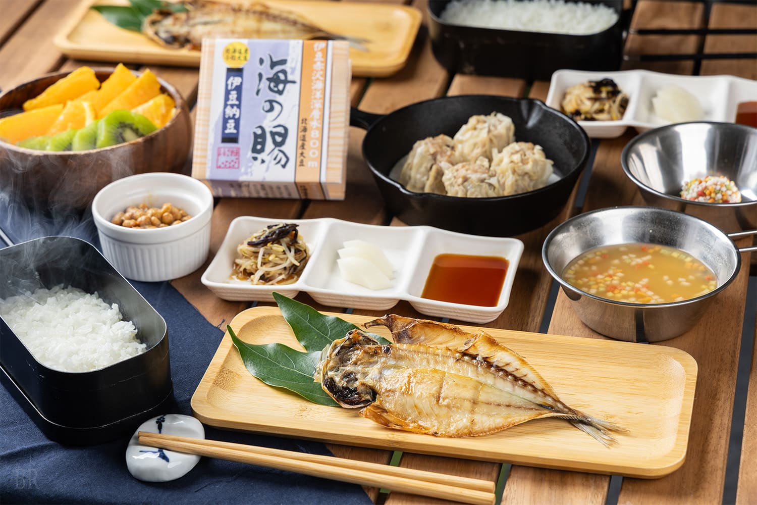 自然にとけこむ、美食のひととき